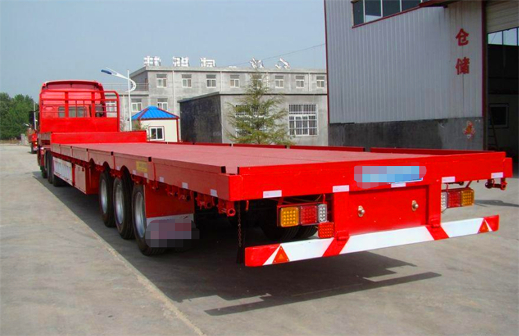 XCMG Official XLYZ9400TPB 53 Ft Aluminum Flatbed Semi Trailers - Dropside/ Flatbed semi-trailer: picture 3