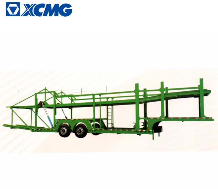 XCMG official multi-axle hydraulic truck trailer flatbed car transporter trailer - Autotransporter semi-trailer: picture 2