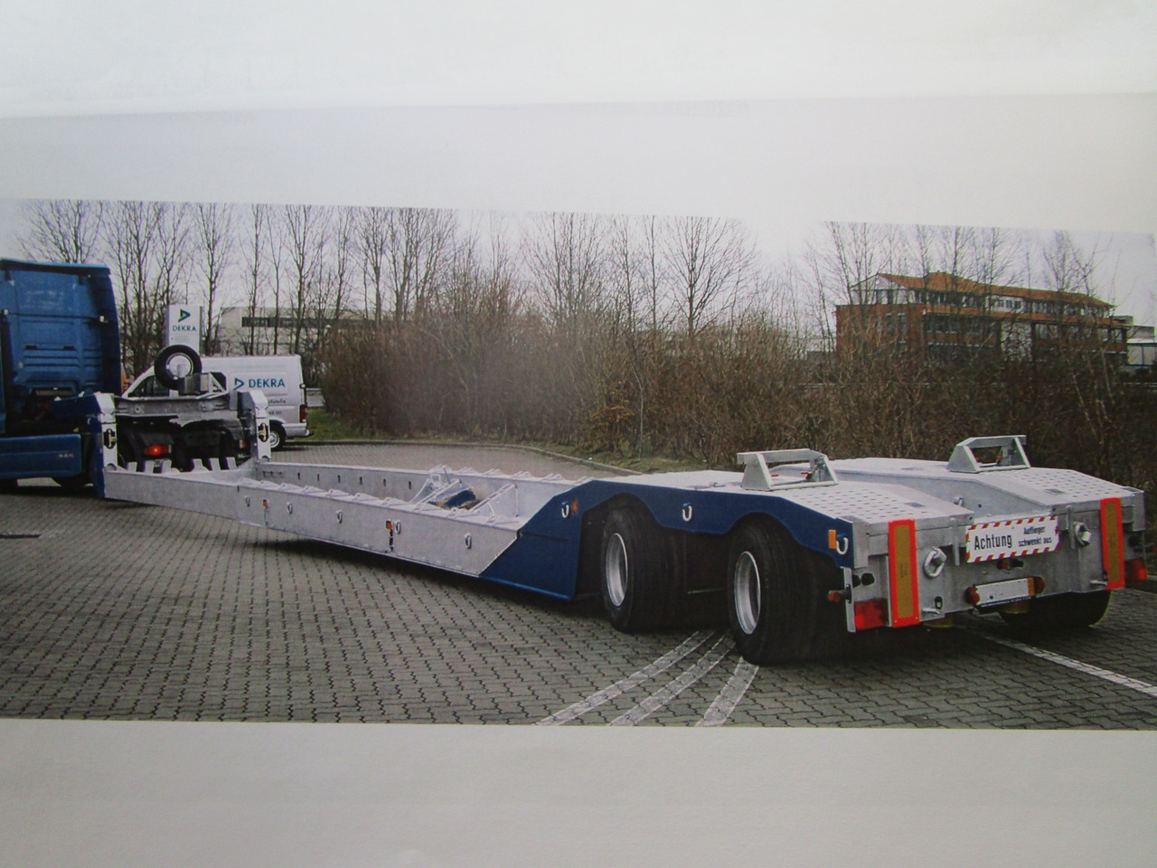 Yachttrailer  - Low loader semi-trailer: picture 1