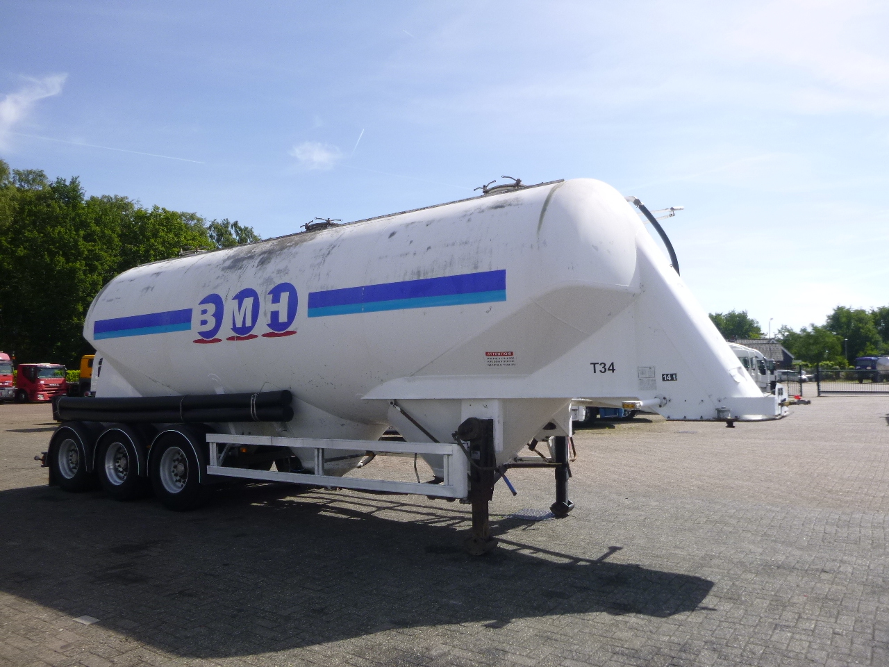 ZVVZ Powder tank alu 40 m3 / 1 comp - Silo semi-trailer: picture 2
