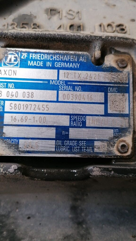 12TX2421TD   IVECO - Gearbox for Truck: picture 5