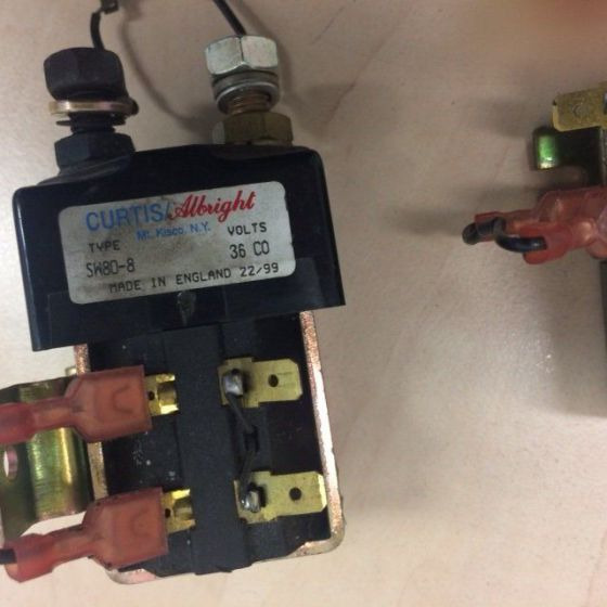 2X Contactors for Scrubber vacuum cleaner Nilfisk BR 850 - Electrical system for Scrubber dryer: picture 4