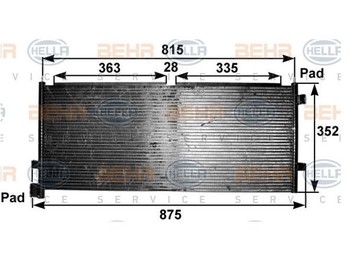 A/c part Volvo fh13