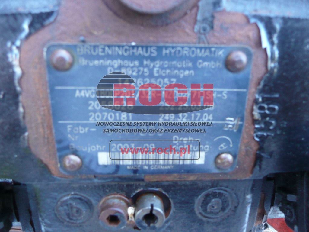 BRUENINGHAUS HYDROMATIK A4VG180EP2D1/32R-NZD02F711SH-S 2058628 252.25.03.08 2070181 249.32.17.04 - Hydraulic pump: picture 2