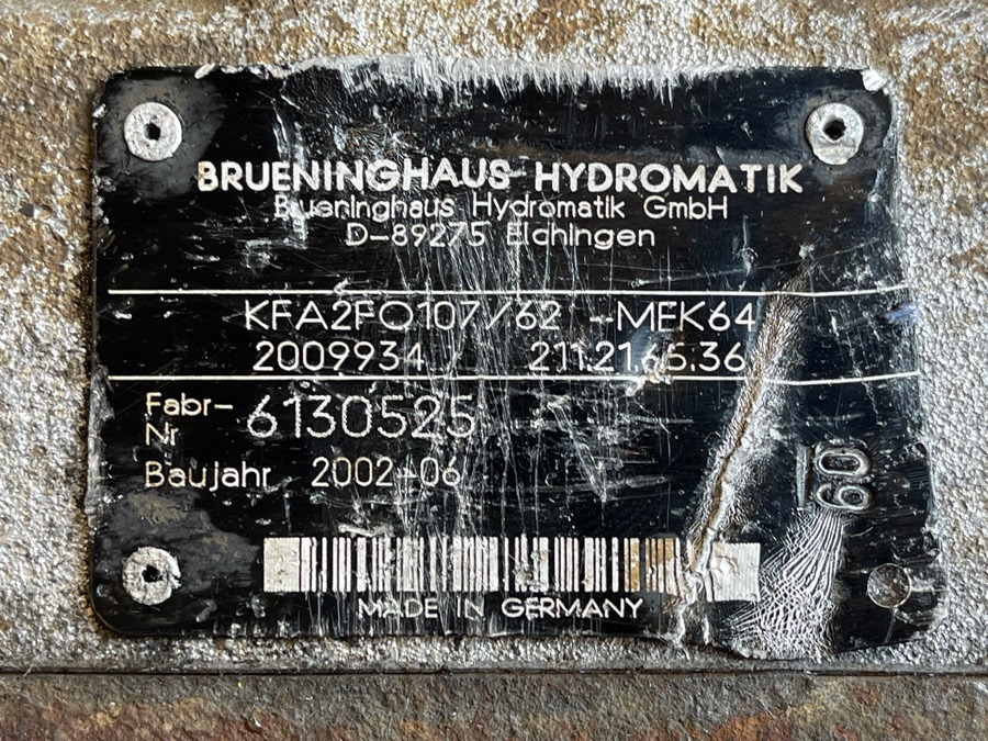 BRUENINGHAUS HYDROMATIK HYDRAULIC PUMP KFA2FO107 - Hydraulic pump for Truck: picture 3