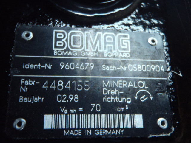 Bomag 5800904 - - Hydraulic motor for Construction machinery: picture 3