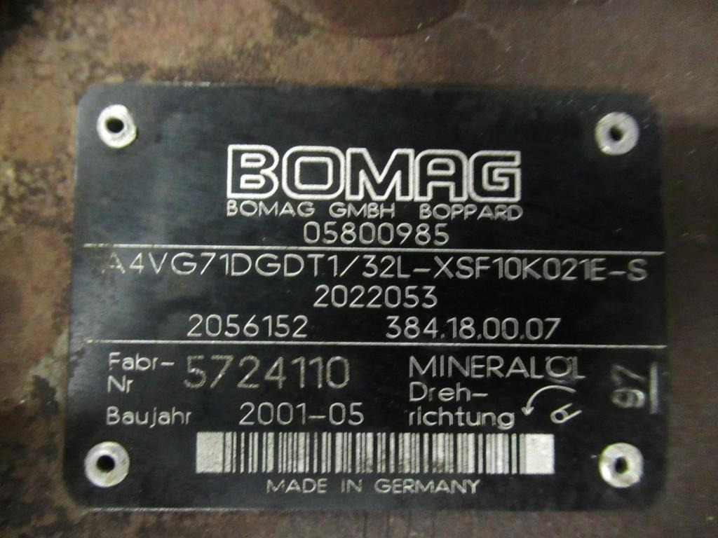 Bomag A4VG71DGDT1/32L-XSF10K021E-S - - Hydraulic pump for Construction machinery: picture 5