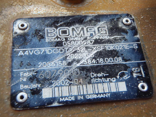 Bomag A4VG71DGDT1-32L-XSF10K021E-S - - Hydraulic pump for Construction machinery: picture 3