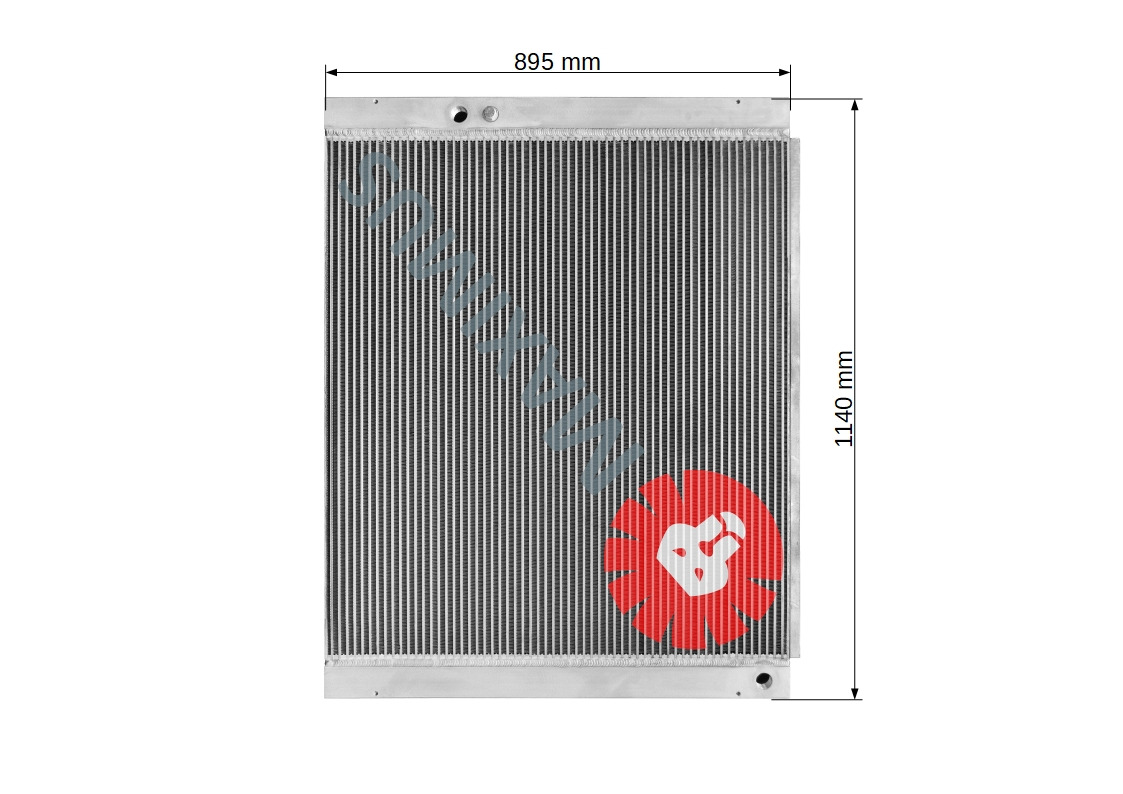 COMPAIR L110 L132 - Radiator for Air compressor: picture 2