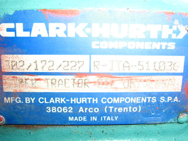 Rear axle for Construction machinery Clark Hurth SUPER TRACTOR -: picture 2