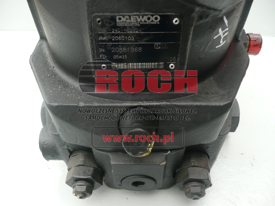 DAEWOO 2060103 2401-6292A 05W23 - Hydraulic motor for Crawler excavator: picture 2