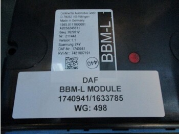 Electrical system DAF 1740941/1633785 BBM-L MODULE: picture 2
