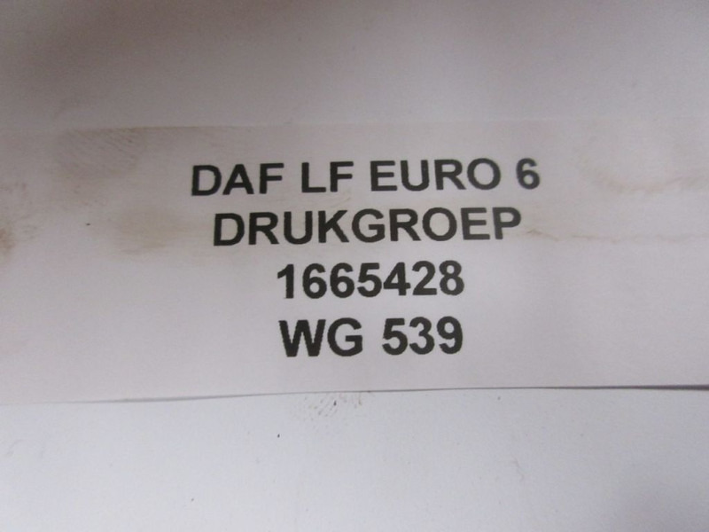 DAF LF 1665428 DRUKGROEP EURO 6 - Clutch and parts for Truck: picture 3