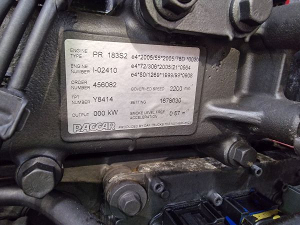 DAF PR228 S2 Engine (Truck) - Engine for Truck: picture 2