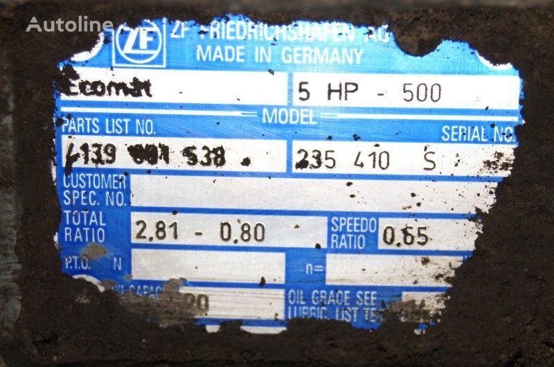 Ecomat 5 HP 500 - Gearbox for Bus: picture 3