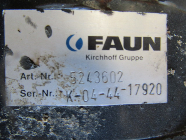 FAUN ROTOPRESS 522 DRIVE MOTOR P/NO 5243602 - Hydraulic motor for Utility/ Special vehicle: picture 2