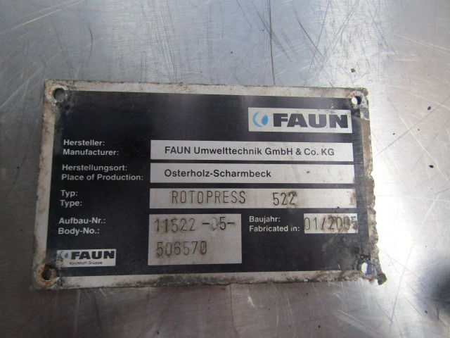 FAUN ROTOPRESS HYDRAULIC PUMP P/NO 5243886/601461 - Hydraulic pump for Utility/ Special vehicle: picture 2