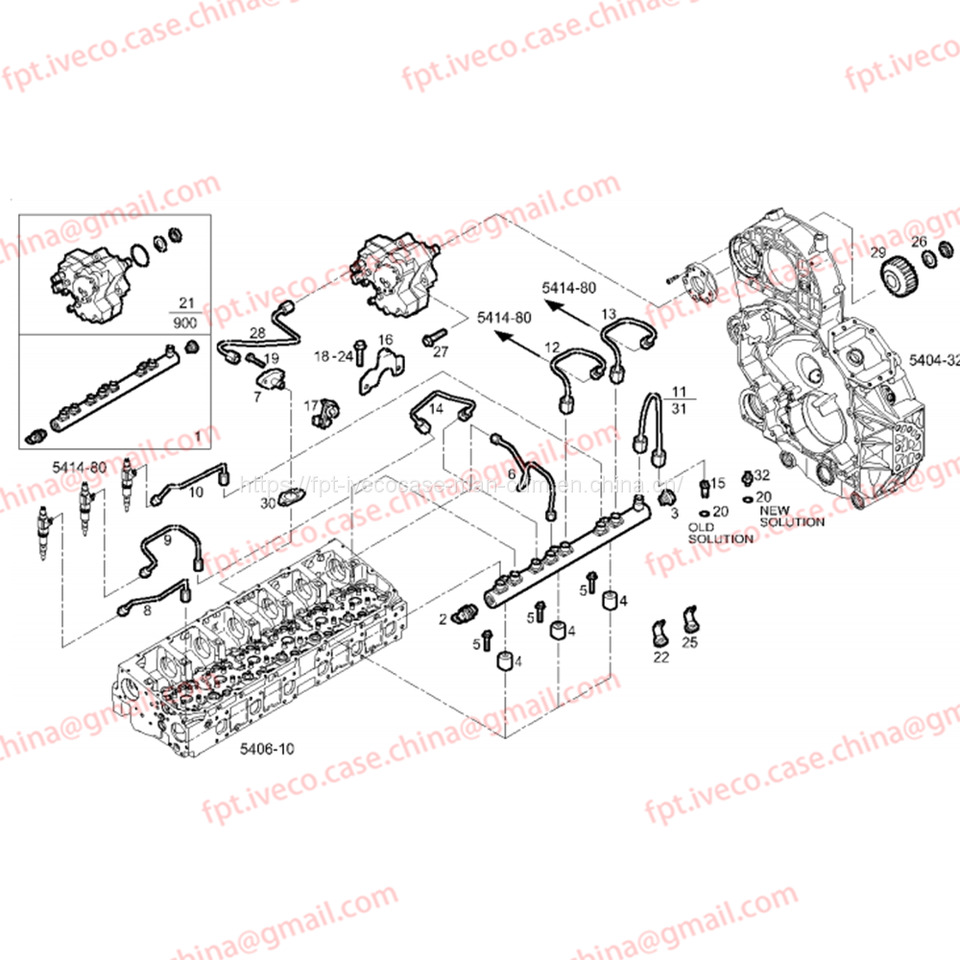 FPT IVECO CASE Cursor9Bus F2CFE612D*J231/F2CFE612A*J098 5802748674 HYDRAULIC CYLINDER 504373407 - Fuel processing/ Fuel delivery for Bus: picture 4