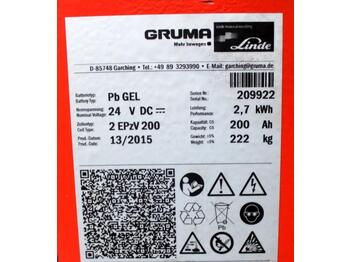 GRUMA 24 Volt 2 PzV 200 Ah - Battery: picture 5
