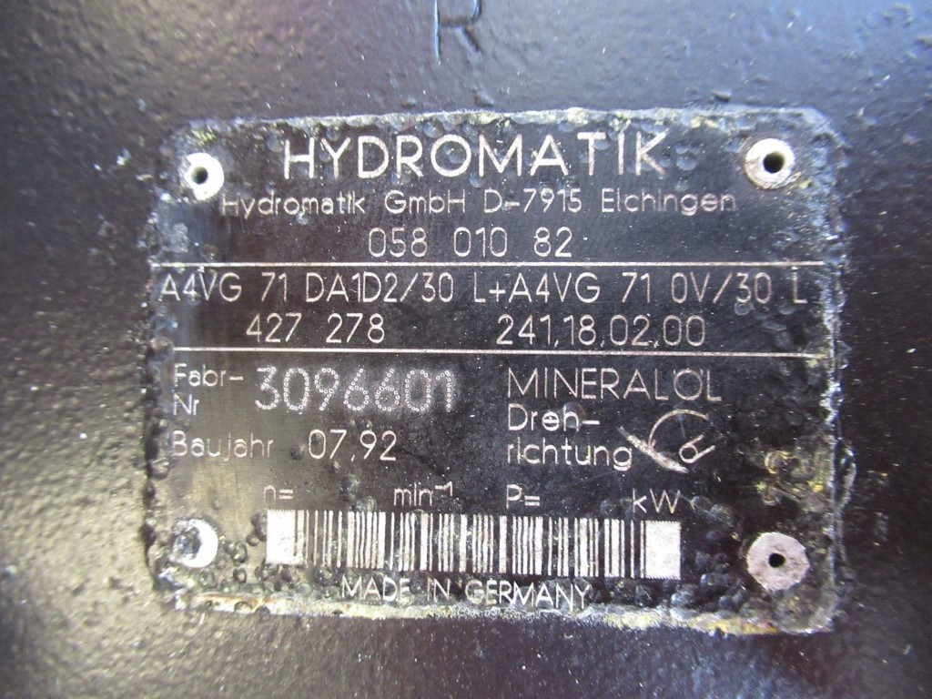 Hydromatik A4VG71DA1D2/30L - - Hydraulic pump for Construction machinery: picture 5