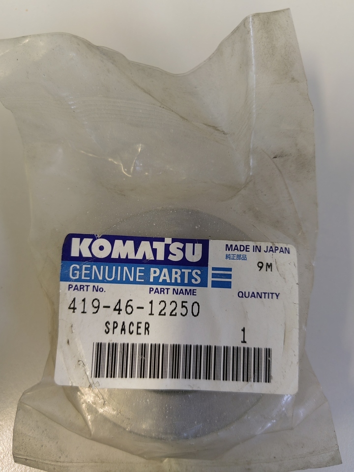 KOMATSU 419-46-12250 SPACER - Universal part for Construction machinery: picture 1