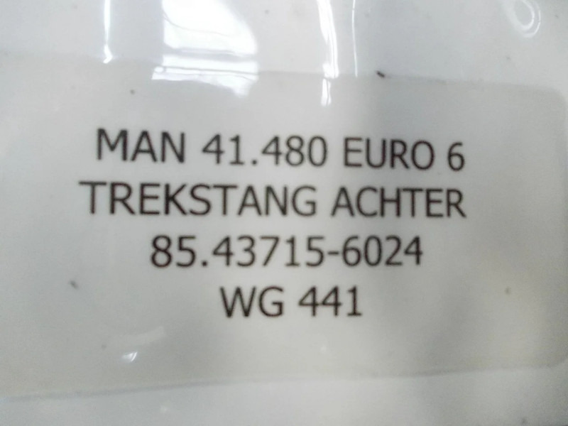 MAN 41.480 85.43701-6024 TREKSTANG ACHTER EURO 6 - Frame/ Chassis for Truck: picture 3