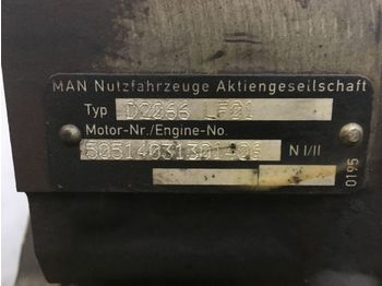 Engine and parts for Truck MAN Motorblok D2066 LF: picture 5