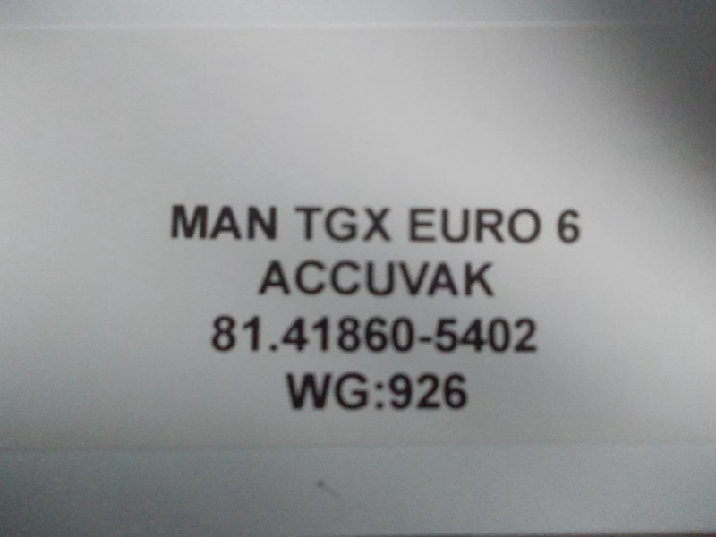 MAN TGX 81.41860-5402 ACCUVAK EURO 6 - Frame/ Chassis for Truck: picture 5