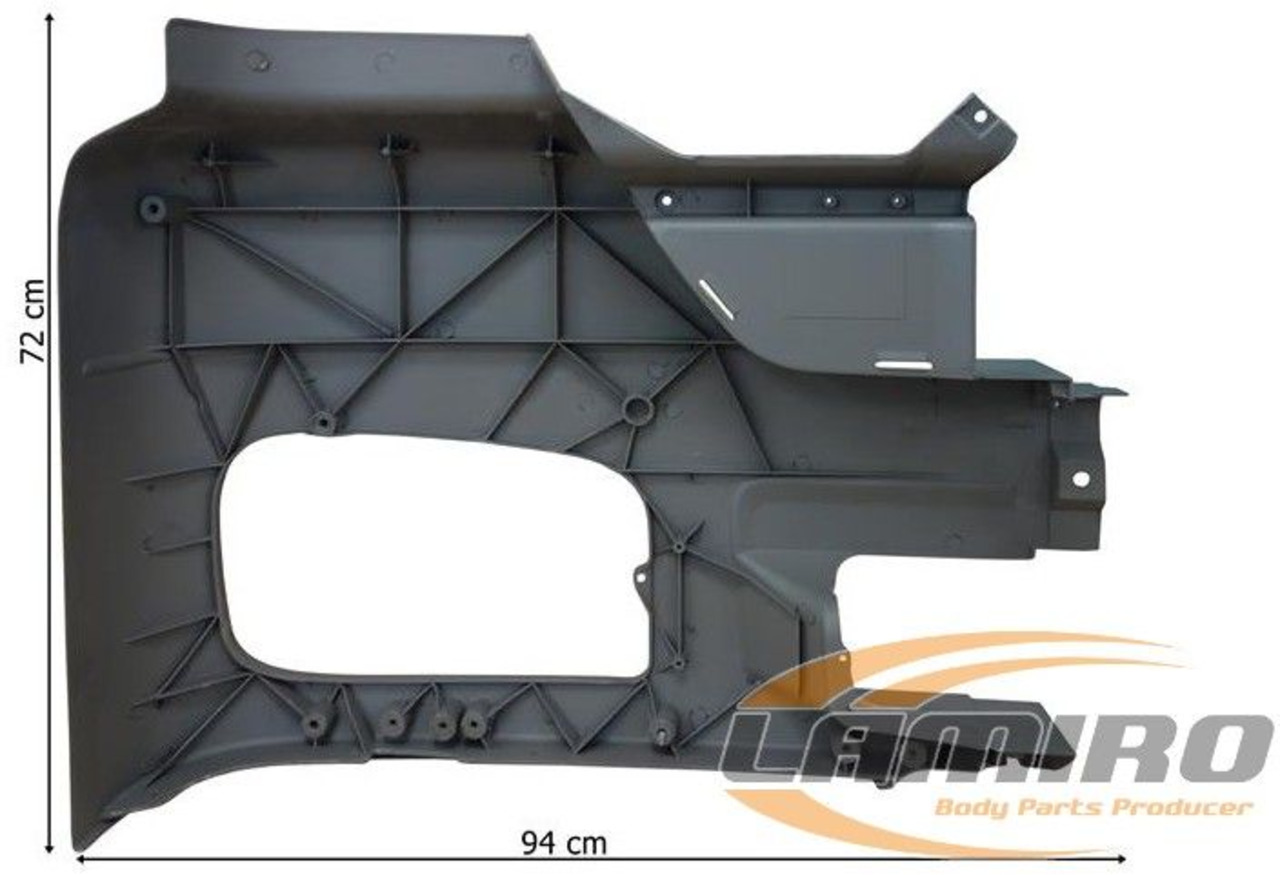 MERCCEDES AXOR II FRONT BUMPER LEFT (HIGH) MERCCEDES AXOR II FRONT BUMPER LEFT (HIGH) - Bumper corner for Truck: picture 2