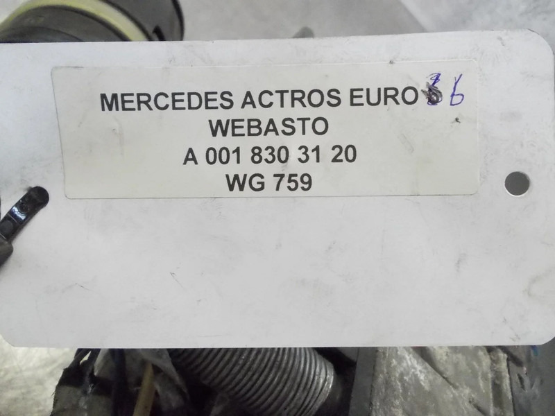 Mercedes-Benz ACTRIS A 001 830 31 20 WEBASTO STANDKACHEL EURO 6 - Heating/ Ventilation for Truck: picture 5