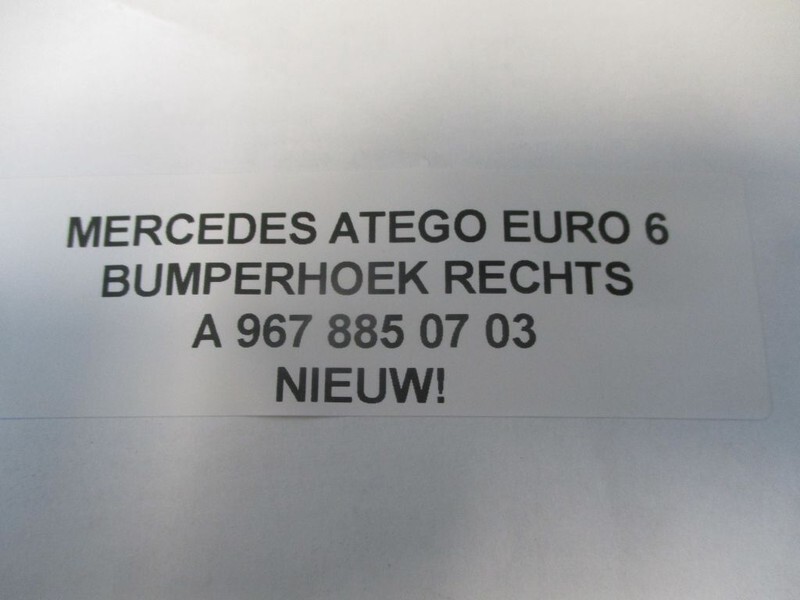 Cab and interior for Truck Mercedes-Benz ATEGO A 967 885 07 03 BUMPERHOEK RECHTS EURO 6: picture 2