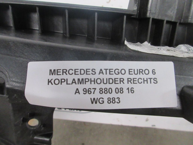 Cab and interior for Truck Mercedes-Benz A 967 880 08 16 KOPLAMPHOUDER RECHTS ATEGO EURO 6: picture 3