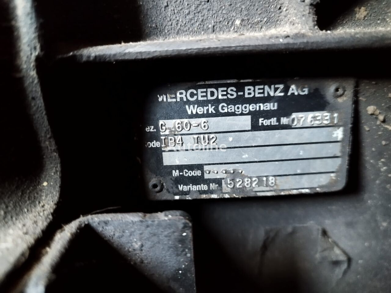 Mercedes-Benz G60-6   Mercedes-Benz Atego - Gearbox for Truck: picture 1