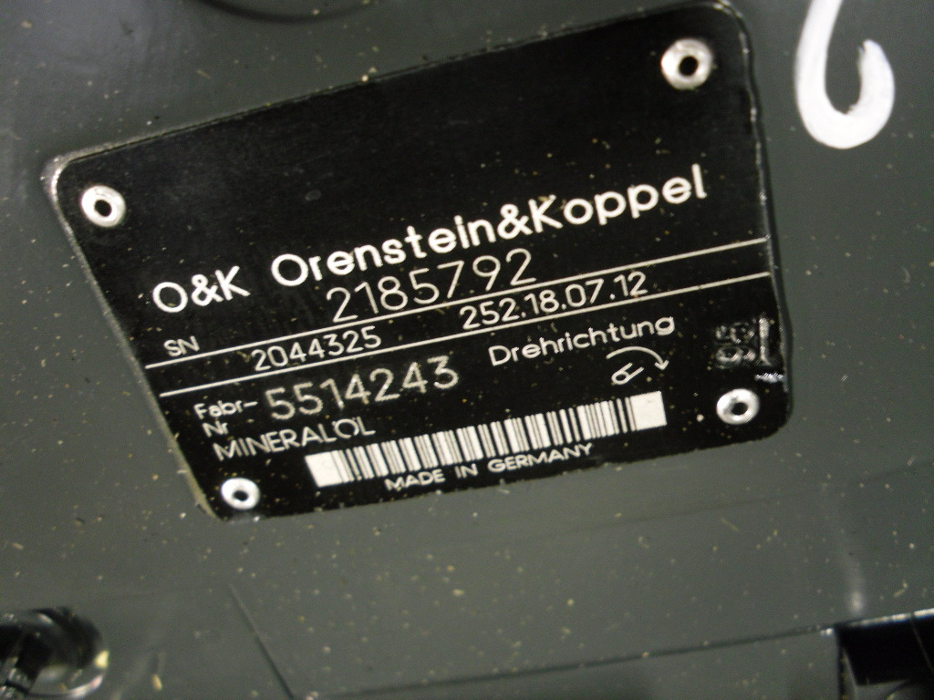 O&K 252.18.07.12 - - Hydraulic pump for Construction machinery: picture 3