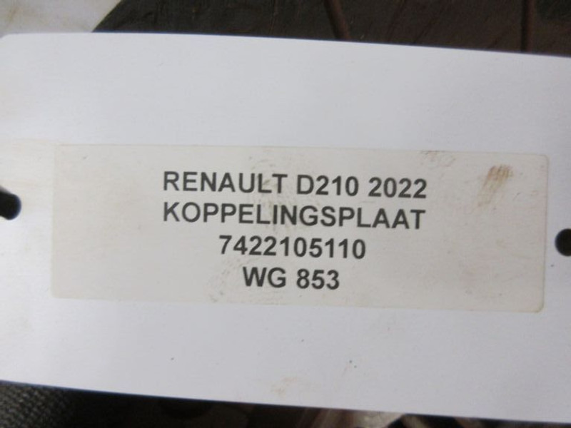 Renault D210 7422105110 KOPPELINGSPLAAT EURO 6 - Clutch and parts for Truck: picture 3