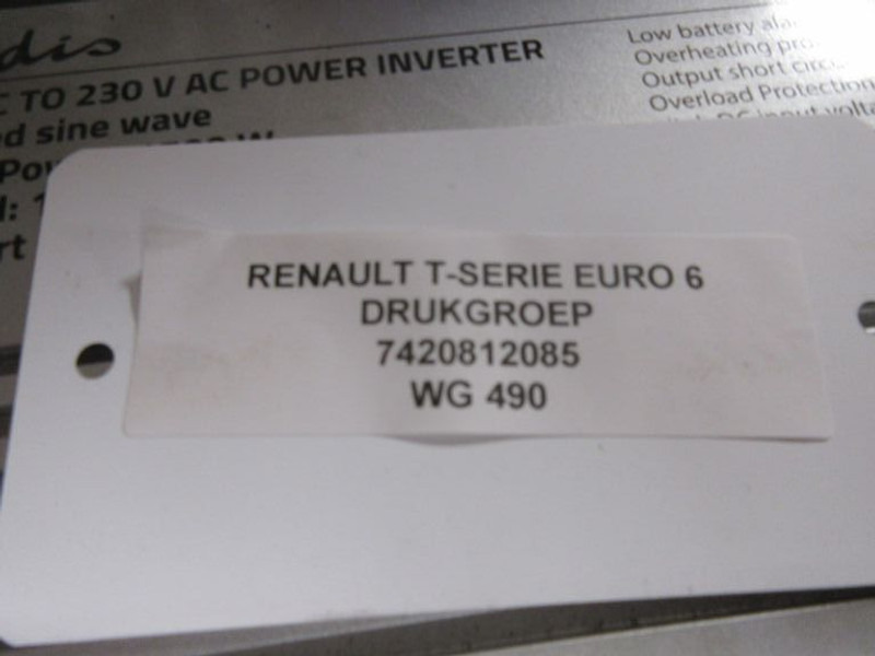 Renault T-SERIE 7420812085 DRUKGROEP EURO 6 - Clutch and parts for Truck: picture 3