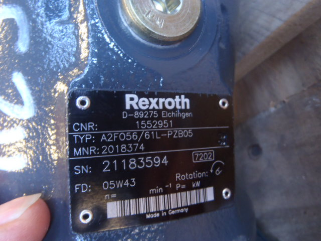 Rexroth A2F056/61L-PZB05 - - Swing motor for Construction machinery: picture 3