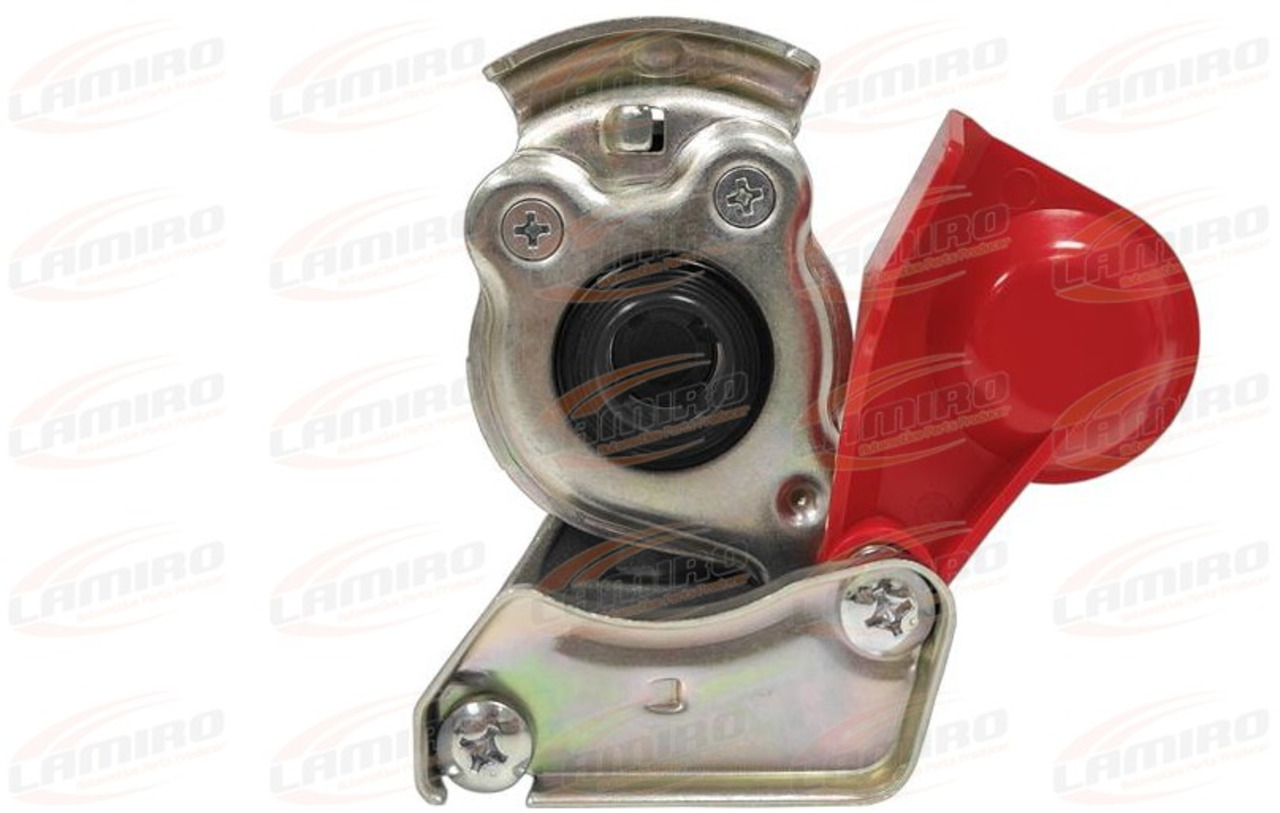 STANDARD SOFT RED COUPLING HEAD M16 x 1,5 - Brake parts for Truck: picture 1
