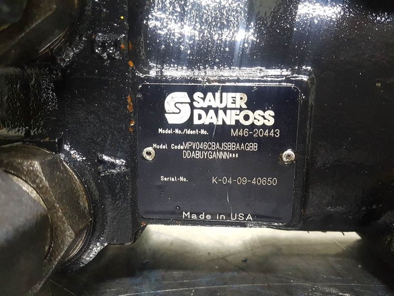Hydraulics for Construction machinery Sauer Danfoss MPV046CBAJSBBAAGBBD - M46-20443 - Drive pump: picture 7
