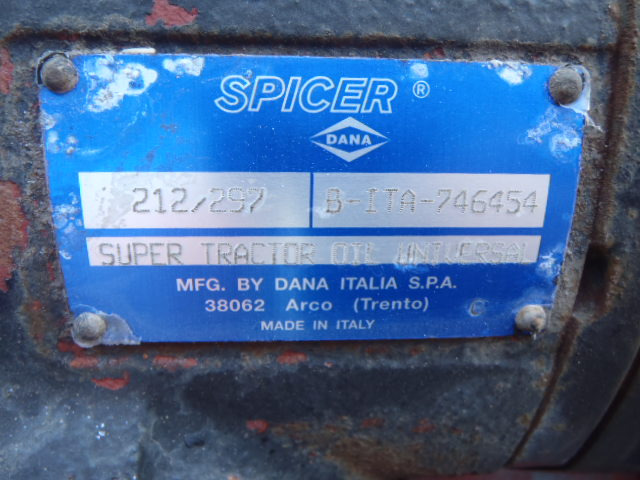 Spicer Dana 212/297 - - Front axle for Construction machinery: picture 4