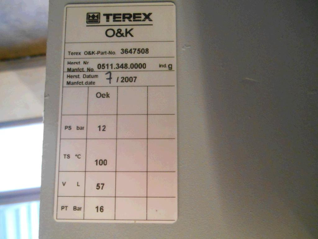 Terex O&K 3647508 - - Oil cooler for Construction machinery: picture 5