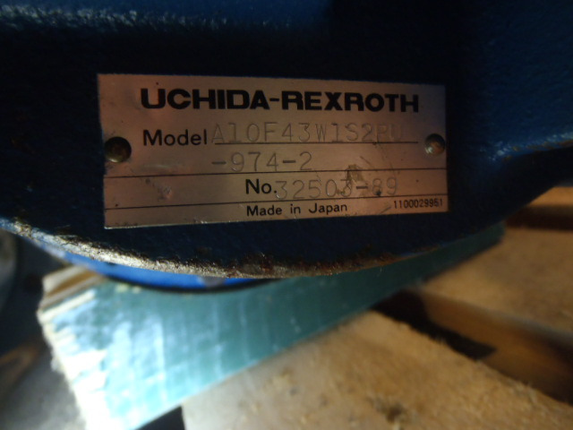 Uchida Rexroth A10F43W1S2PU-974-2 - - Swing motor for Construction machinery: picture 3