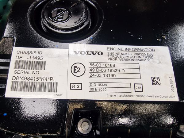 Volvo D8K 320 EUVI New Engine (Truck) - Engine for Truck: picture 2