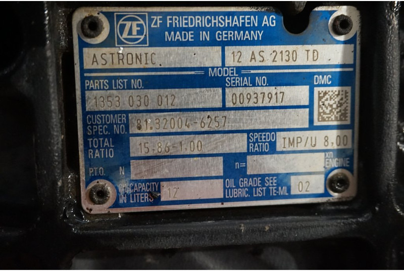 ZF 12AS2130DD TGS - Gearbox for Truck: picture 5