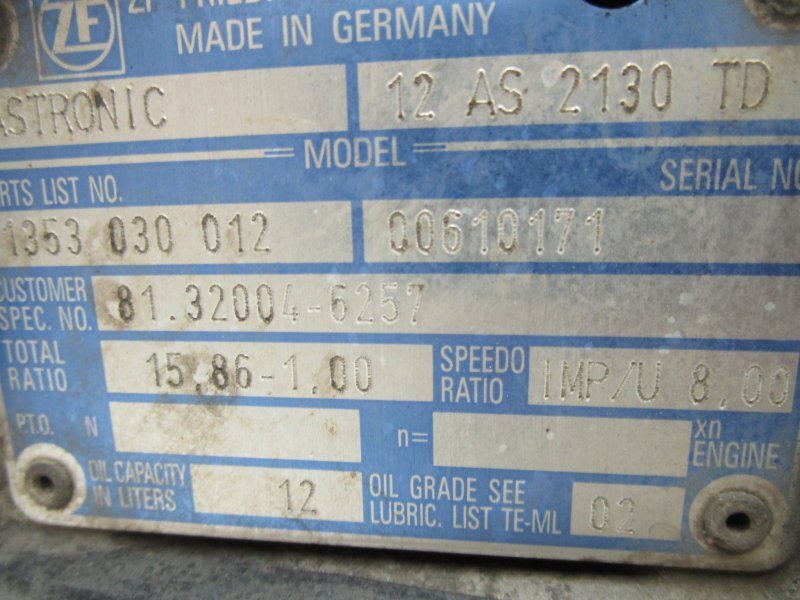 ZF 12AS2130DD TG-S - Gearbox for Truck: picture 4