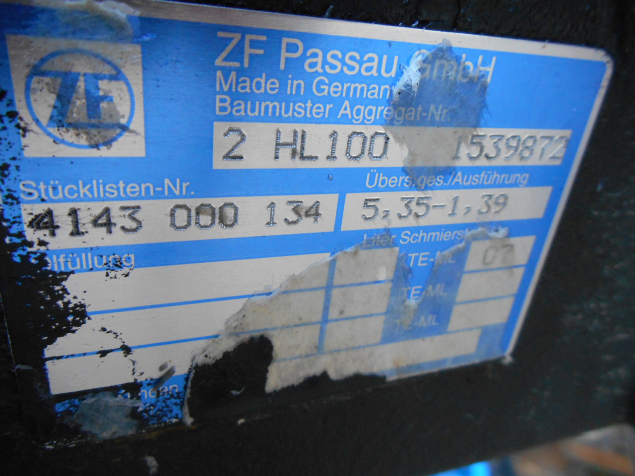ZF 212.24.620.11 - - Gearbox for Construction machinery: picture 5