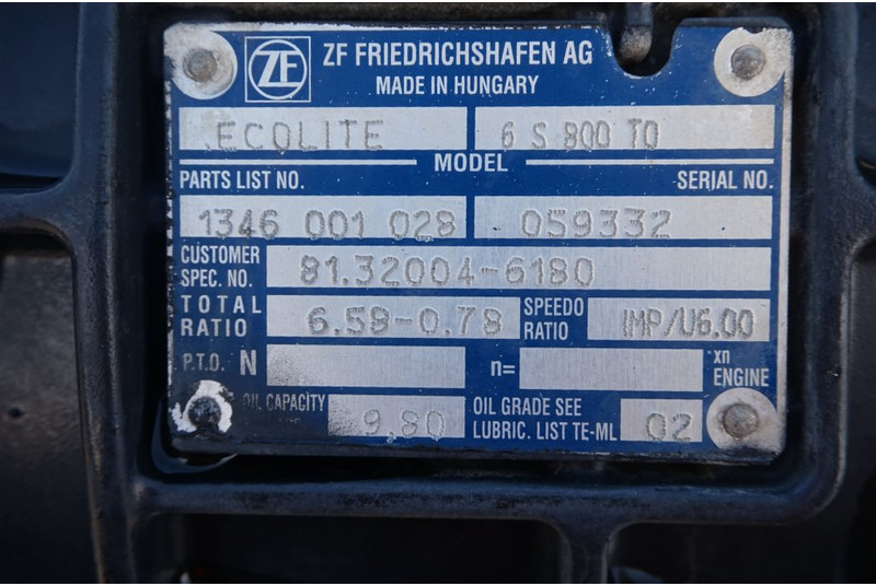 ZF 6S800OD TGL - Gearbox for Truck: picture 5