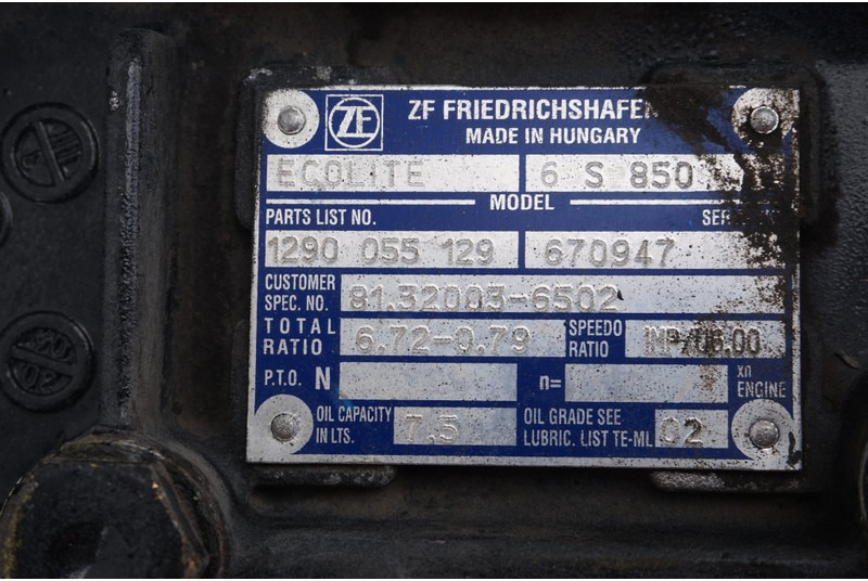 ZF 6S850OD L2000 SAE2 - Gearbox for Truck: picture 5