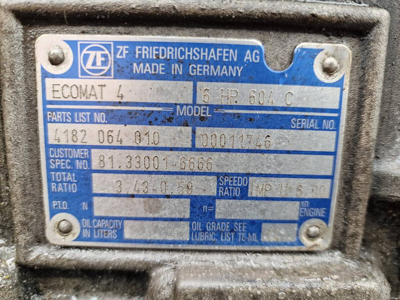 ZF ECOMAT 4 6 HP 604 C - Gearbox for Trailer: picture 5