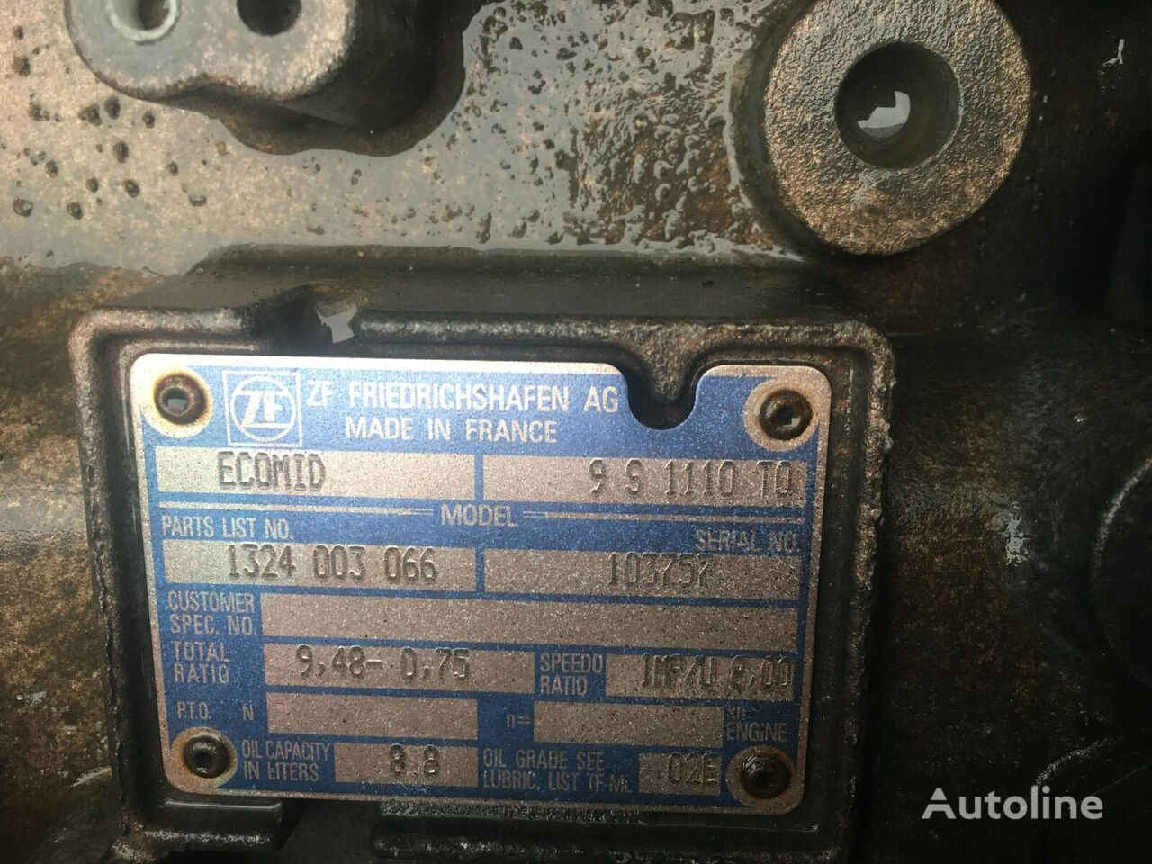 ZF Ecomid 9S1110 TO 1324003066   truck - Gearbox for Truck: picture 1